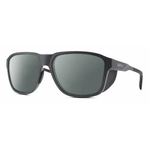 Embark Unisex Polarized Sunglasses Matte Slate Grey 58 mm 4 Options Smoke Grey Polar by Smith Optics