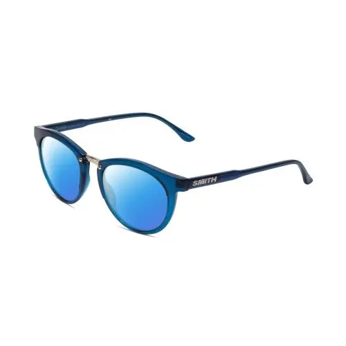 Smith Questa Ladies Round Polarized Sunglasses Cool Blue Crystal 50 mm 4 Options Blue Mirror Polar by Smith Optics