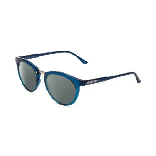 Smith Questa Ladies Round Polarized Sunglasses Cool Blue Crystal 50 mm 4 Options Smoke Grey Polar by Smith Optics