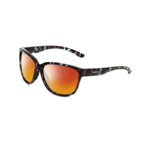 Smith Monterey Cateye Polarized Sunglasses in Sky Tortoise Brown 58 mm 4 Options Red Mirror Polar by Smith Optics
