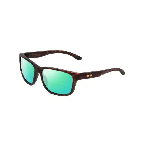 Smith Basecamp Unisex 58mm Polarized Bi-focal Sunglasses Tortoise Gold 41 Option Green Mirror by Smith Optics