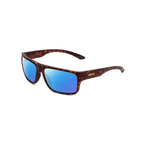 Smith Optic Soundtrack Polarized Bifocal Sunglasses Tortoise Gold 61mm 41 Option Blue Mirror by Smith Optics