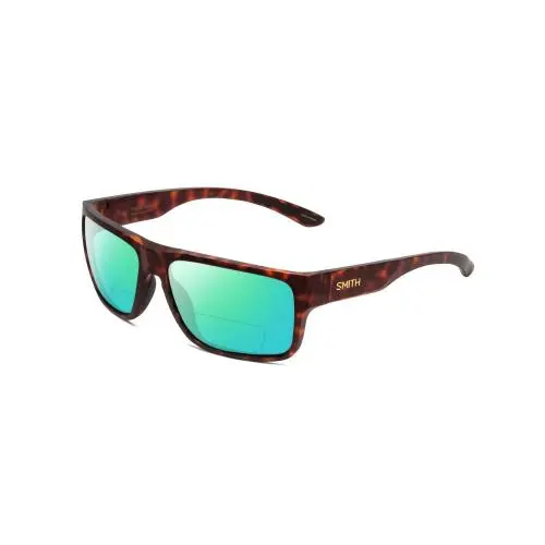 Smith Optic Soundtrack Polarized Bifocal Sunglasses Tortoise Gold 61mm 41 Option Green Mirror by Smith Optics