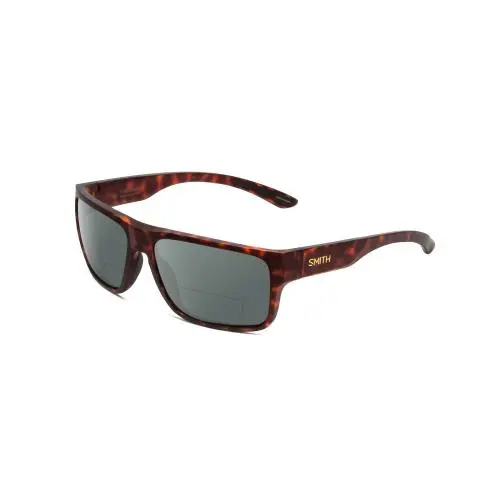 Smith Optic Soundtrack Polarized Bifocal Sunglasses Tortoise Gold 61mm 41 Option Grey by Smith Optics