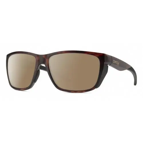 Longfin Unisex Polarized Sunglasses Tortoise Havana Brown Gold 59mm Amber Brown Polar by Smith Optics
