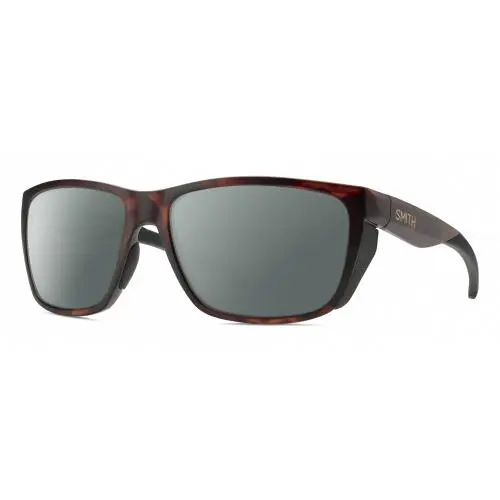 Longfin Unisex Polarized Sunglasses Tortoise Havana Brown Gold 59mm Smoke Grey Polar by Smith Optics