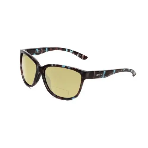 Smith Monterey Women Polarized Bi-focal Sunglasses Sky Tortoise 58 mm 41 Options Yellow by Smith Optics