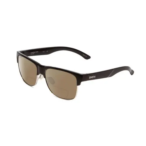 Smith Lowdown Split Polarized Unisex Bi-focal Sunglasses in Black 56mm 41 Option Brown by Smith Optics