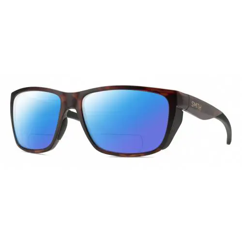 Smith Longfin Unisex Polarized Bifocal Sunglasses in Tortoise Havana Brown 59 mm