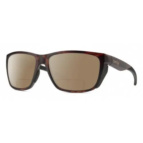 Smith Longfin Unisex Polarized Bifocal Sunglasses in Tortoise Havana Brown 59 mm Brown by Smith Optics
