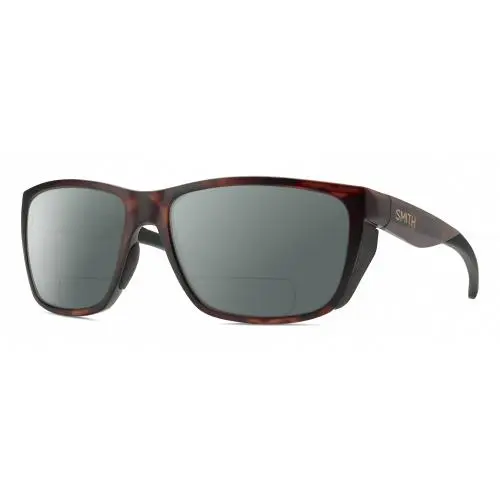 Smith Longfin Unisex Polarized Bifocal Sunglasses in Tortoise Havana Brown 59 mm Grey by Smith Optics