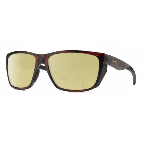 Smith Longfin Unisex Polarized Bifocal Sunglasses in Tortoise Havana Brown 59 mm Yellow by Smith Optics