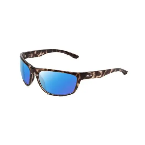 Smith Optic Redding Unisex Wrap Polarized Sunglasses Tortoise 62mm 4 Lens Option Blue Mirror Polar by Smith Optics