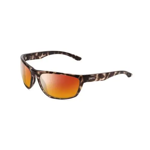Smith Optic Redding Unisex Wrap Polarized Sunglasses Tortoise 62mm 4 Lens Option Red Mirror Polar by Smith Optics