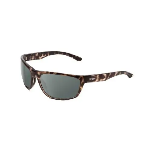 Smith Optic Redding Unisex Wrap Polarized Sunglasses Tortoise 62mm 4 Lens Option Smoke Grey Polar by Smith Optics