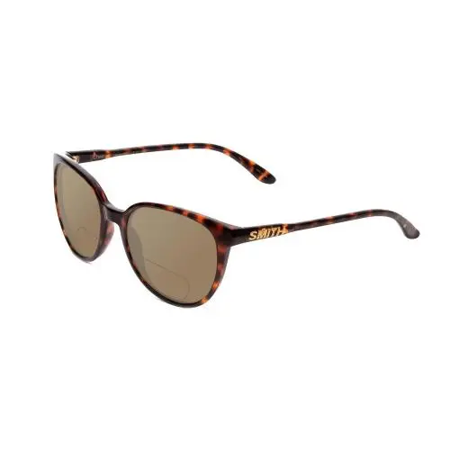 Smith Cheetah Women Cateye Polarized Bi-focal Sunglasses Tortoise 54mm 41 Option Brown by Smith Optics