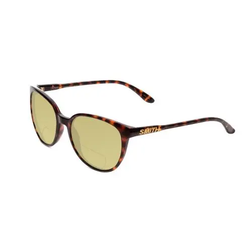 Smith Cheetah Women Cateye Polarized Bi-focal Sunglasses Tortoise 54mm 41 Option Yellow by Smith Optics