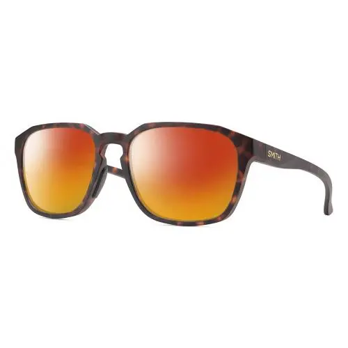 Contour Unisex Polarized Sunglasses Tortoise Havana Brown Gold 56mm Red Mirror Polar by Smith Optics