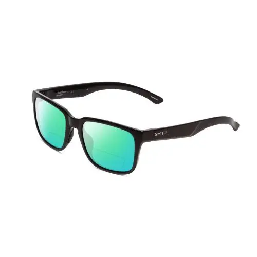 Smith Optic Headliner Unisex Polarized Bi-focal Sunglasses Black 55mm 41 Options Green Mirror by Smith Optics