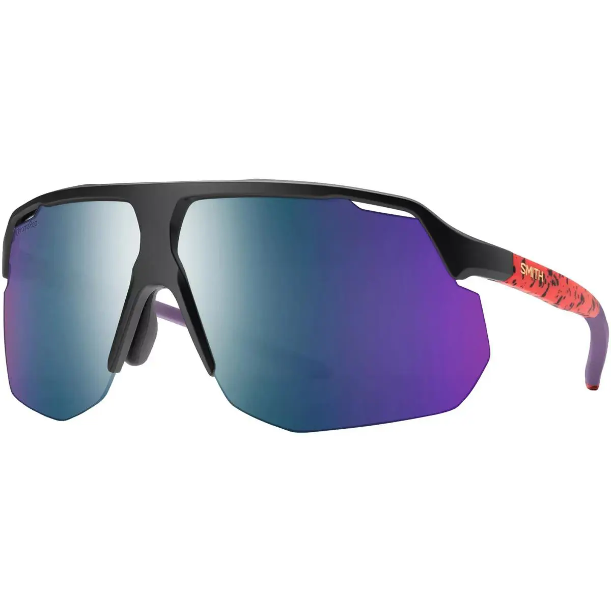 Smith Motive Sunglasses - Matte Wild Child / Violet Mirror Chromapop Lenses - Frame: Matte Wild Child
