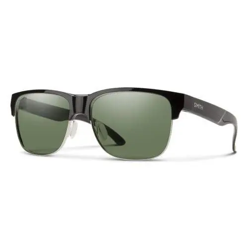 Smith Lowdown Split Semi-rimless Sunglasses Black/chromapop Polarized Gray Green