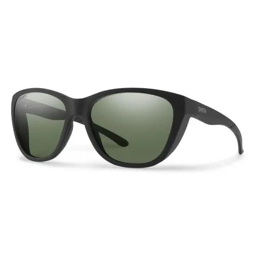 Smith Shoal Unisex Sunglasses in Black/photochromic CP Polarized Gray Green 58mm - Frame: Black, Lens: Multicolor
