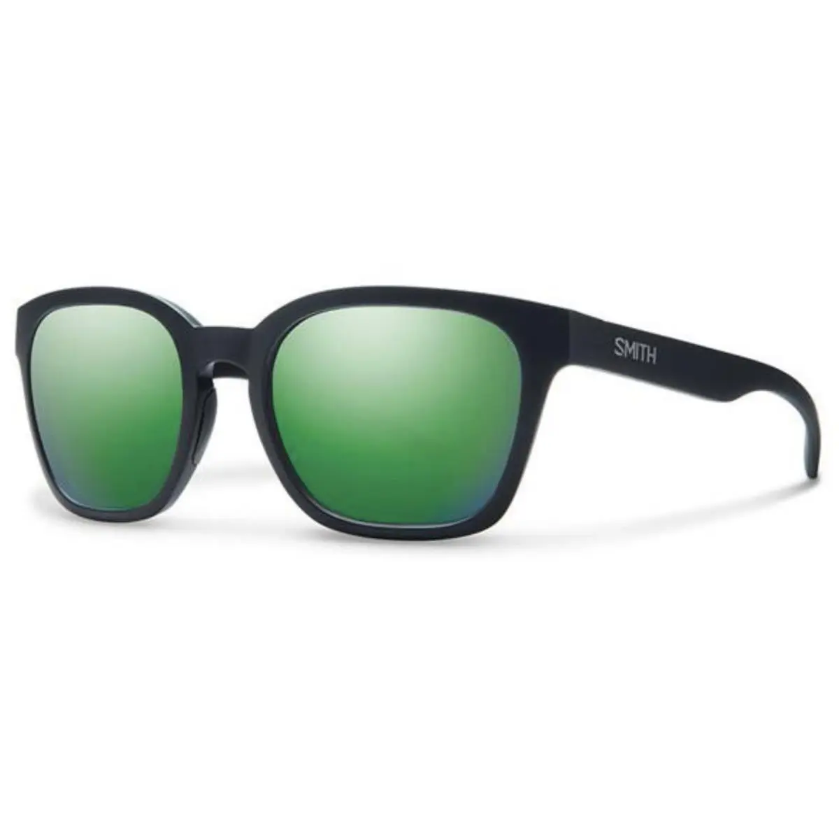 Smith Founder Slim Sunglasses-matte Black-green Sol-x