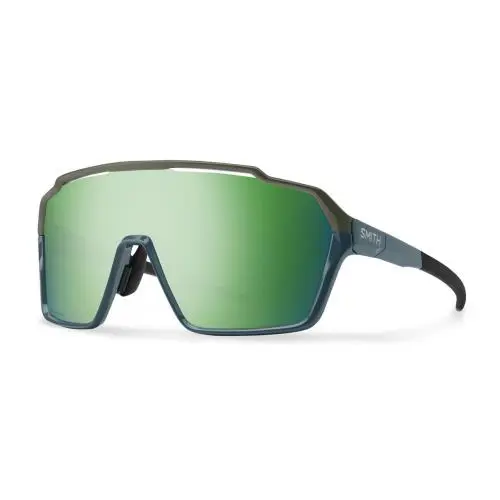 Smith Shift XL Mag Unisex Sunglass Blue Grey/photochromic CP Green Mirror 142 mm