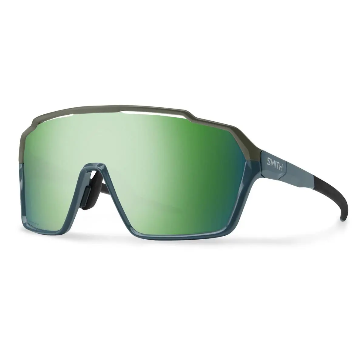 Smith Shift XL Mag Performance Sunglasses - Stone/moss Chromapop Green Mirror