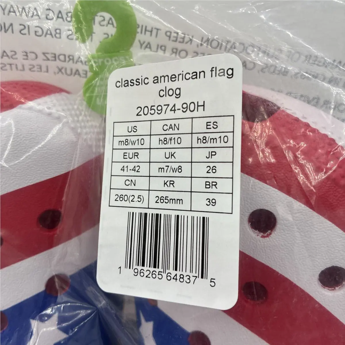 Crocs shoes - Classic American Flag - Classic American Flag - Multicolor 6