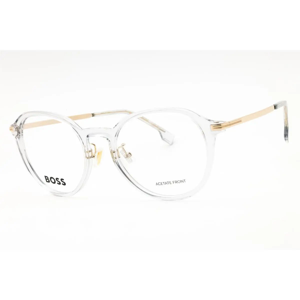 Hugo Boss 1615 F FT3 Eyeglasses Gray Gold Frame 52mm