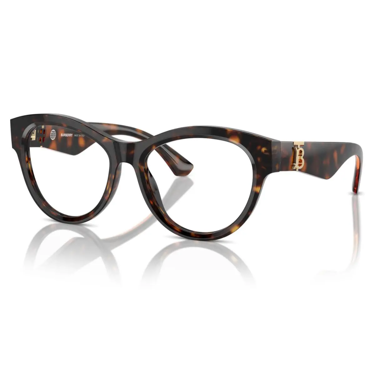 Burberry BE2404F 3002 53 Dark Havana Demo Lens 53 mm Eyeglasses