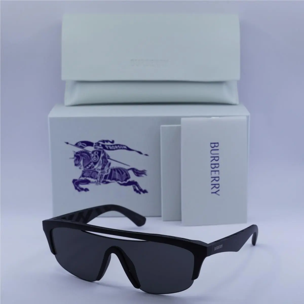 Burberry BE4460U 3464/87 Matte Black/grey 140-0-145 Sunglasses