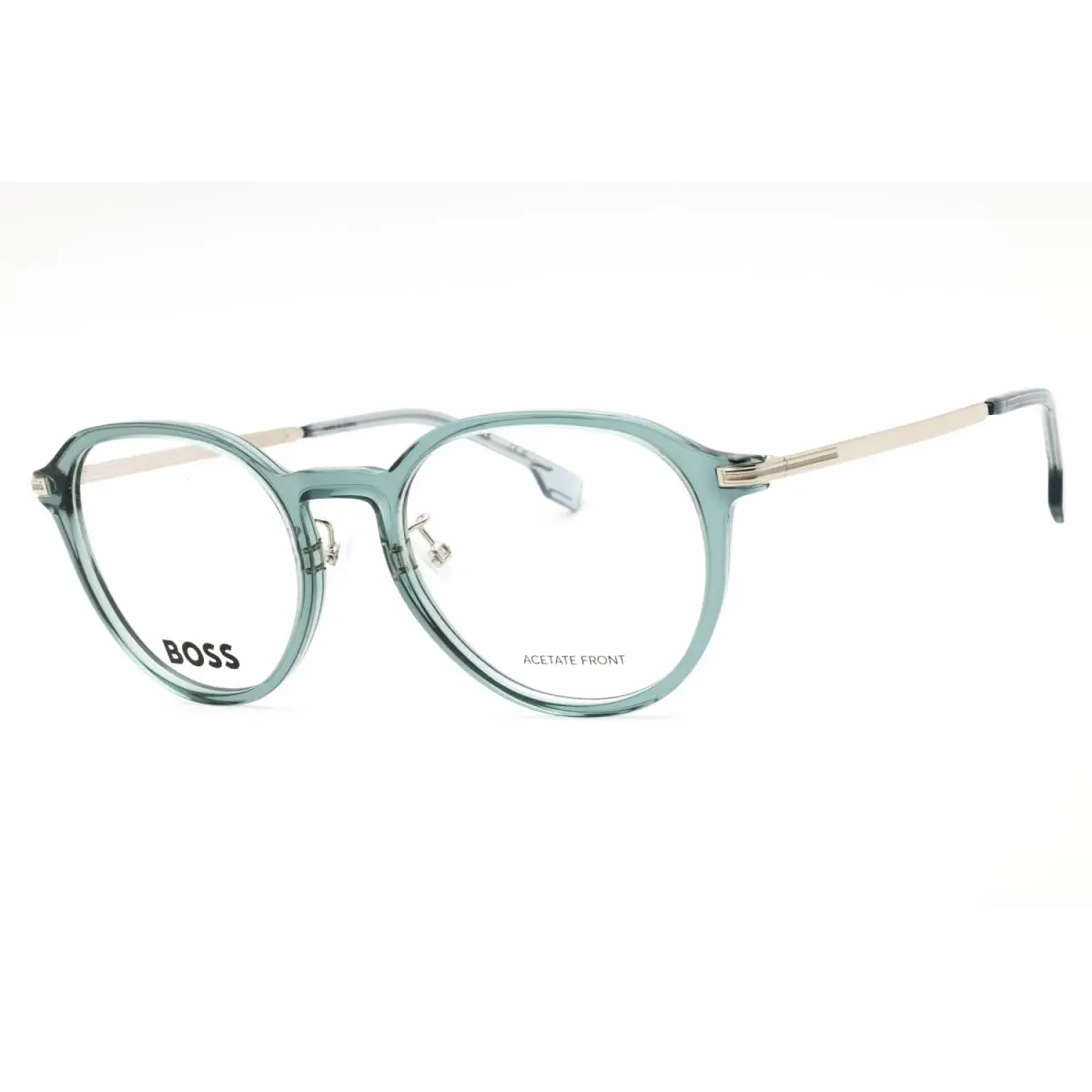 Hugo Boss 1615/F B88Eyeglasses Blue Silver Frame 52mm