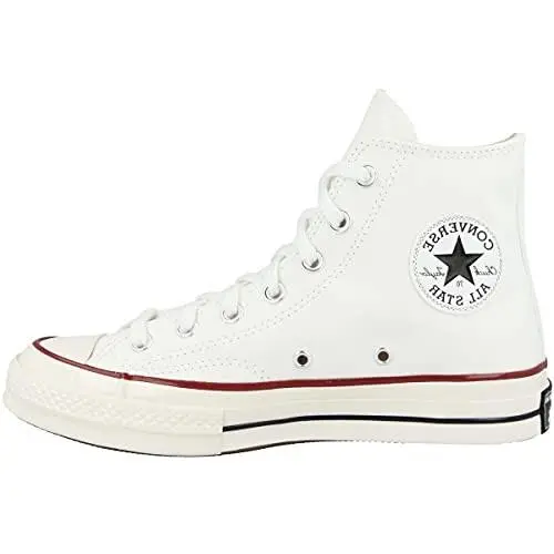 Converse Men`s Chuck Taylor `70s High Top Sneakers White/garnet/egret 7 Medium
