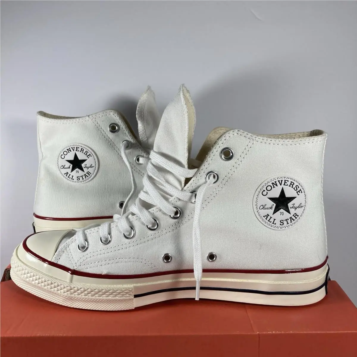 White Converse Chuck Taylor 70 Hightop All Star Sneaker Mens US 9 Womens 11