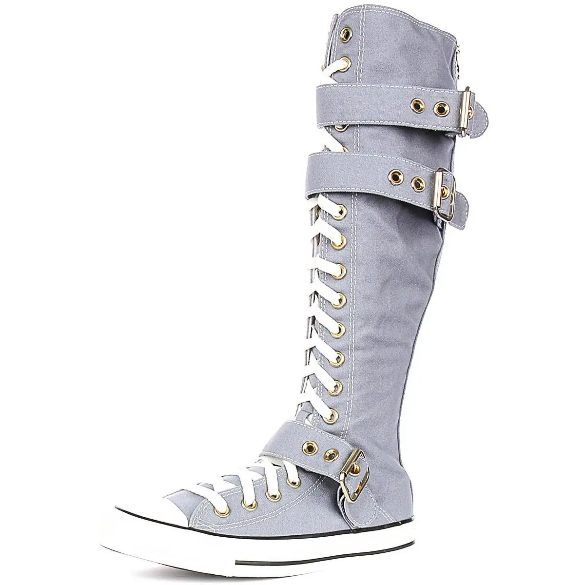 Converse Chuck Taylor Xxhi Buckle Hi Top Women Shoes Size 9 Blue White A11892C