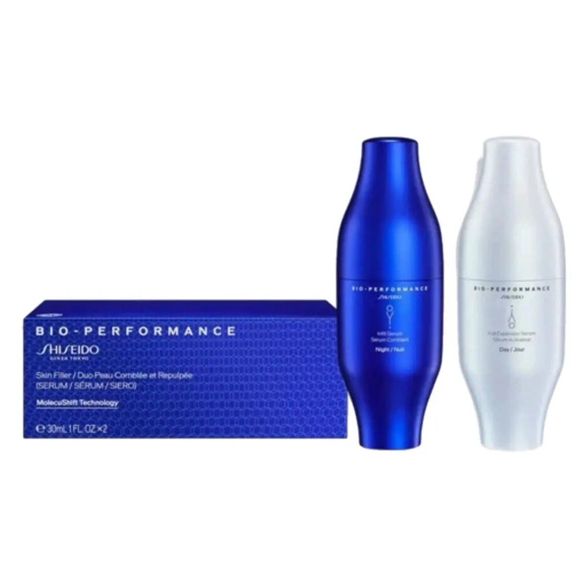 Shiseido Bio-performance Day Night Skin Filler Serum Duo Size 1 Fl. oz x2