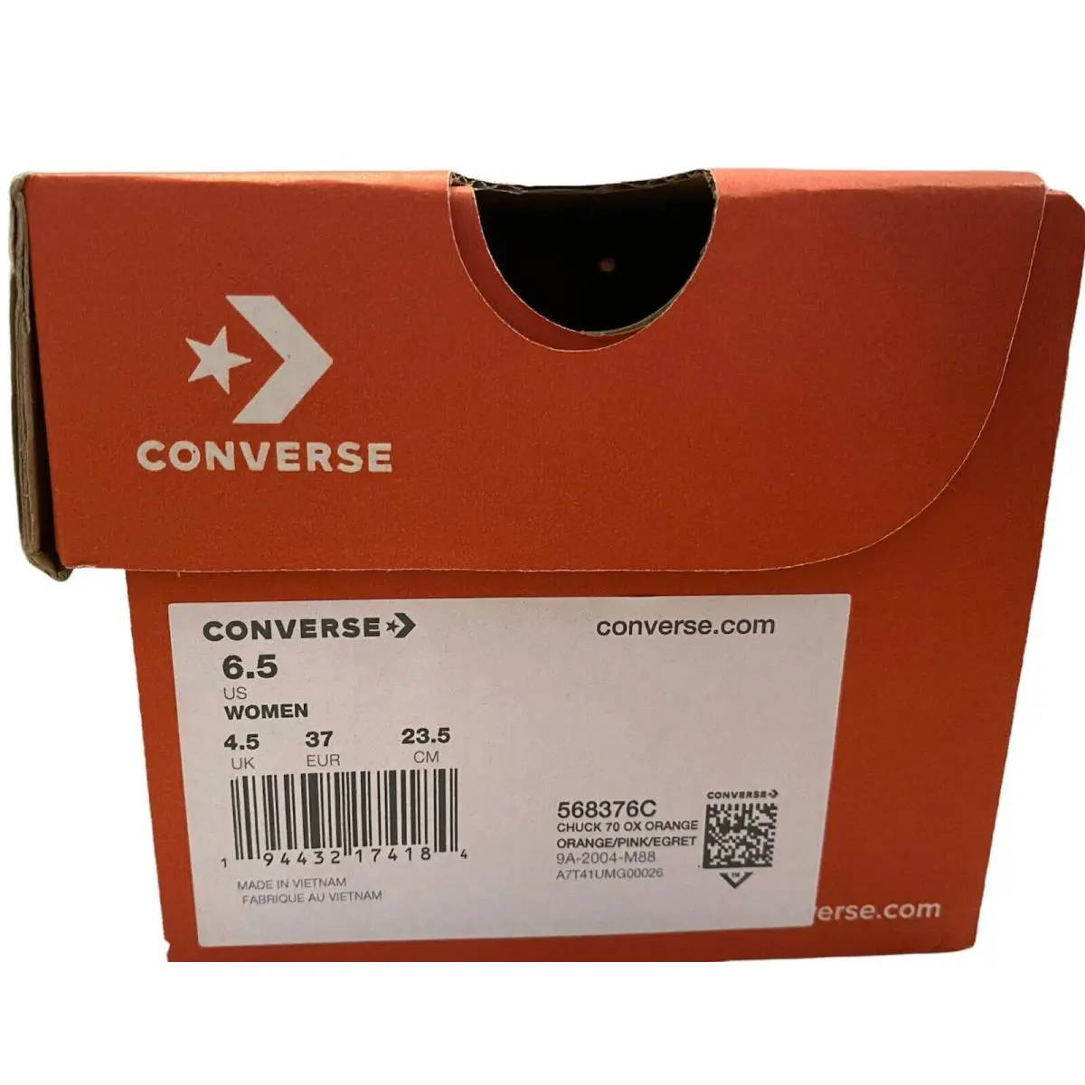 Converse shoes - Converse Chuck 70 Low - Chuck Low - 568376C - Pink (UPC: 194432174184) 8