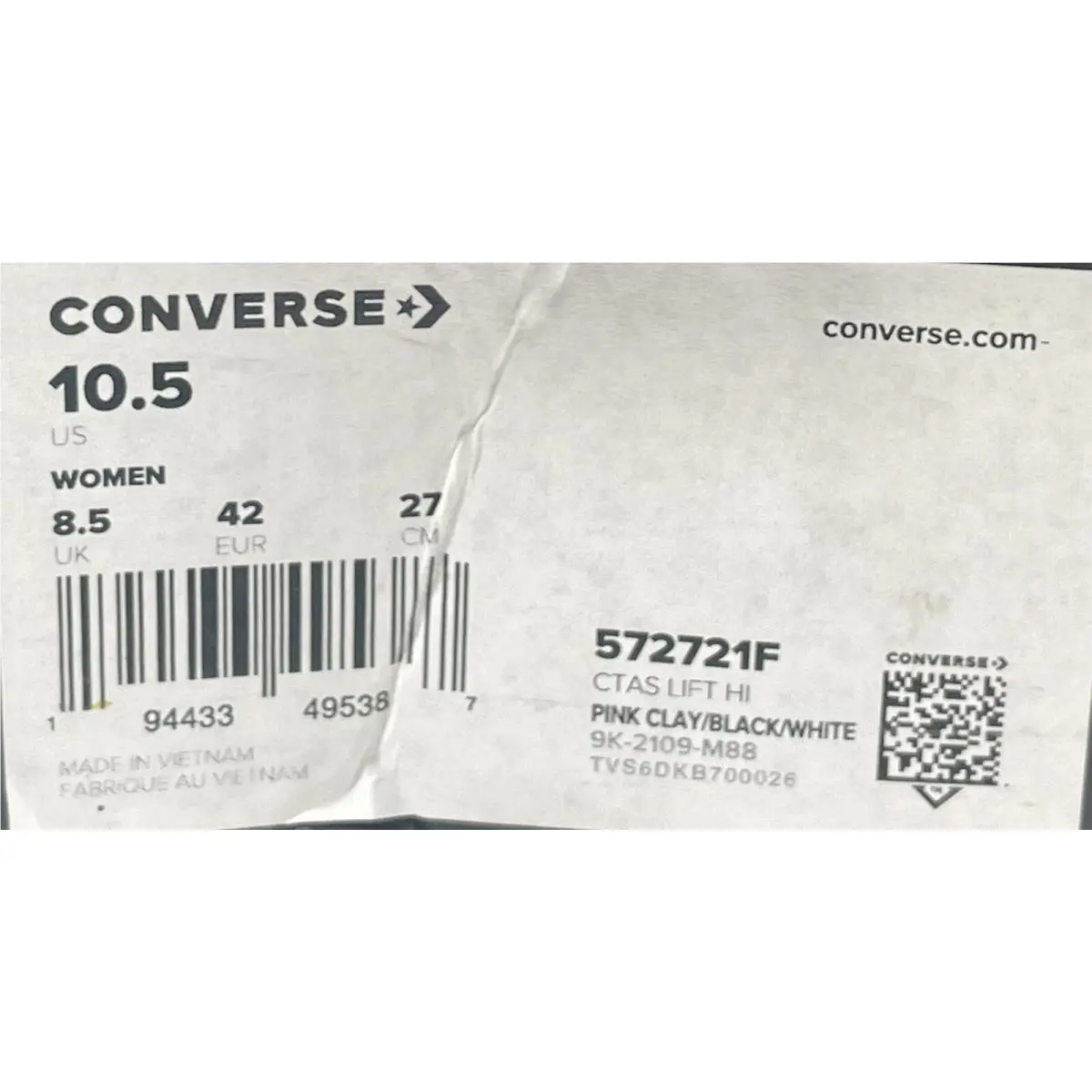 Converse shoes - Converse Chuck Taylor All Star Platform High Top - 572721F - Pink 8