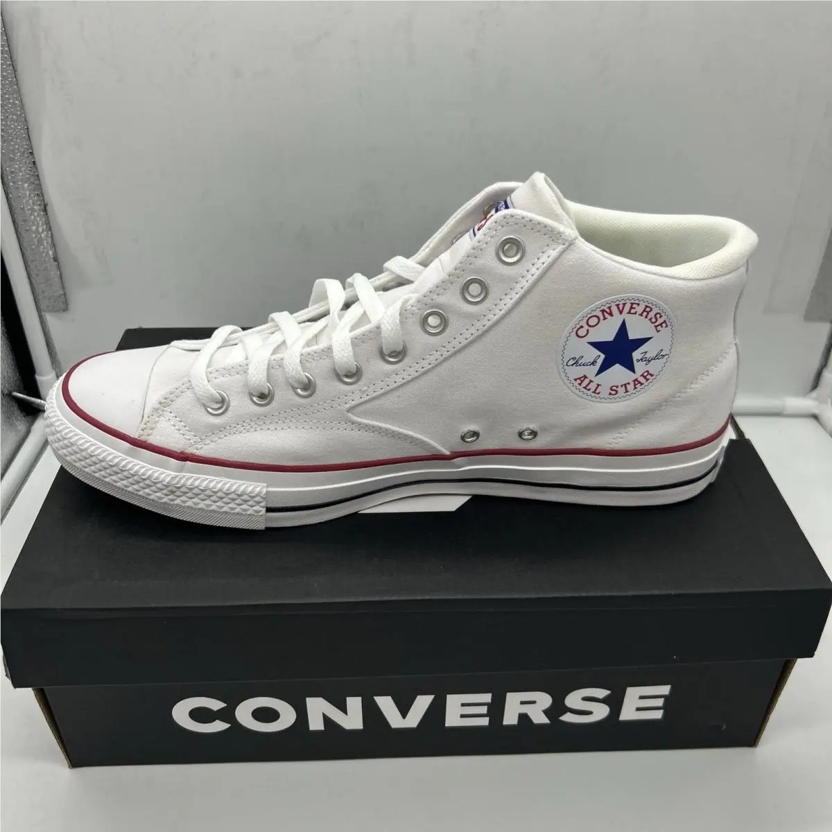 Converse shoes - Converse CTAS Malden Street Mid - A00812F - White (UPC: 194433741316) 9