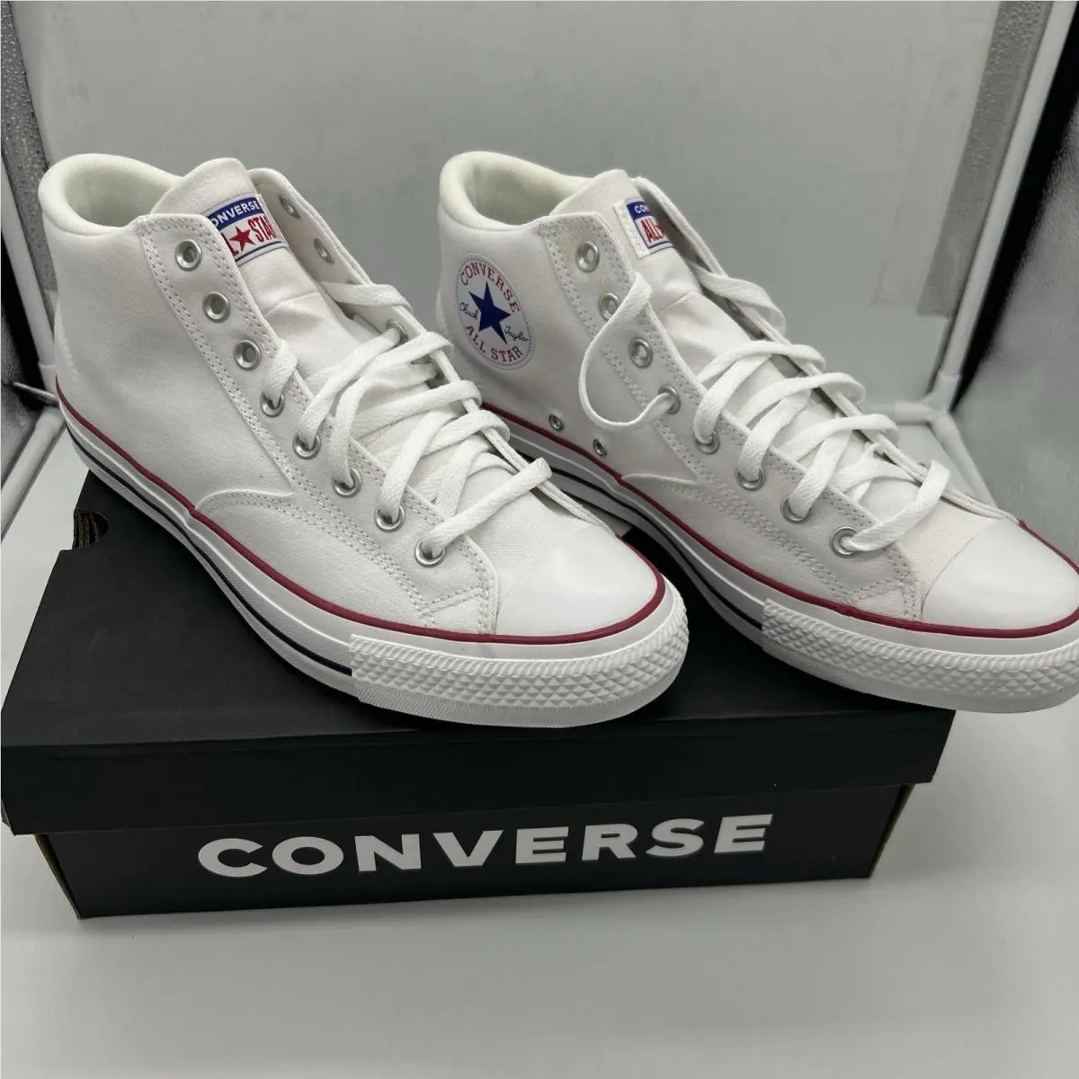 Converse shoes - Converse CTAS Malden Street Mid - A00812F - White (UPC: 194433741316) 8