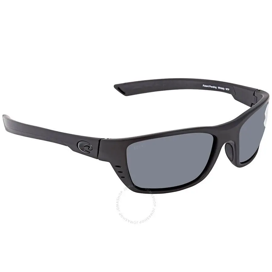 Costa Del Mar Wtp 01 Ogp Whitetip Sunglasses Blackout Gray 580P Polarized 58mm - Frame: Black, Lens: Gray