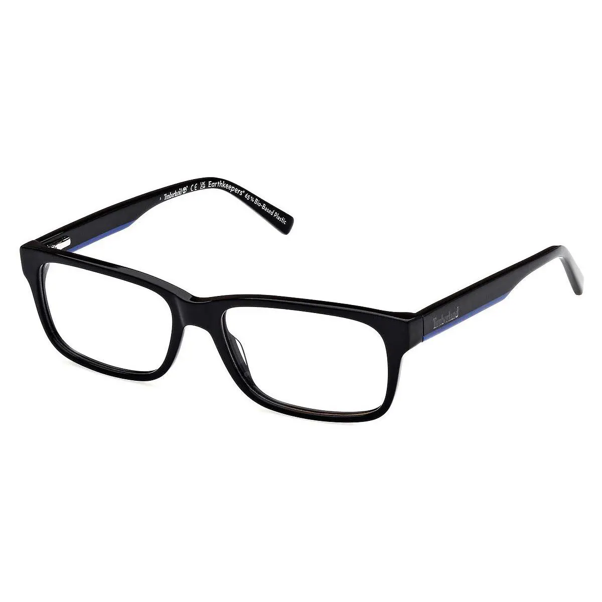 TB-1847 001 Shiny Black Blue Eyeglasses 53/16/145 by Timberland