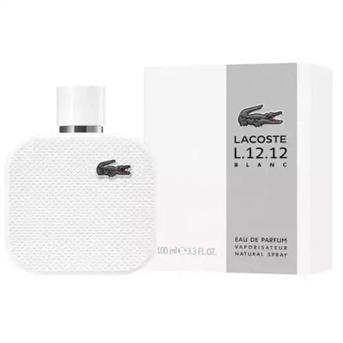L.12.12 Blanc  3.3 oz Eau de Parfum Cologne For Men by Lacoste