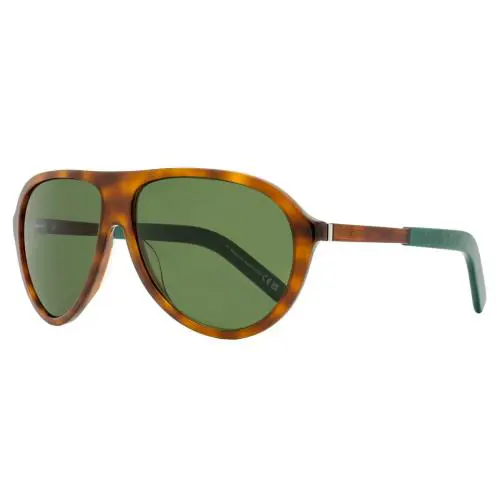 Moncler Roque Pilot Sunglasses ML0289 52N Havana/green 62mm