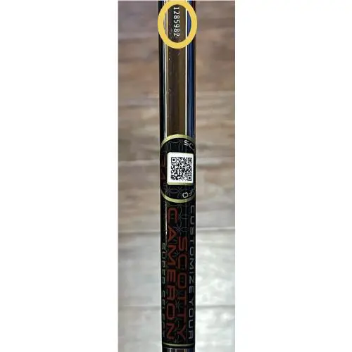 Scotty Cameron  - Super Select Newport 2.5 Plus - Xtreme Dark Finish - DLC - Gold, Lie Angle: Black 7