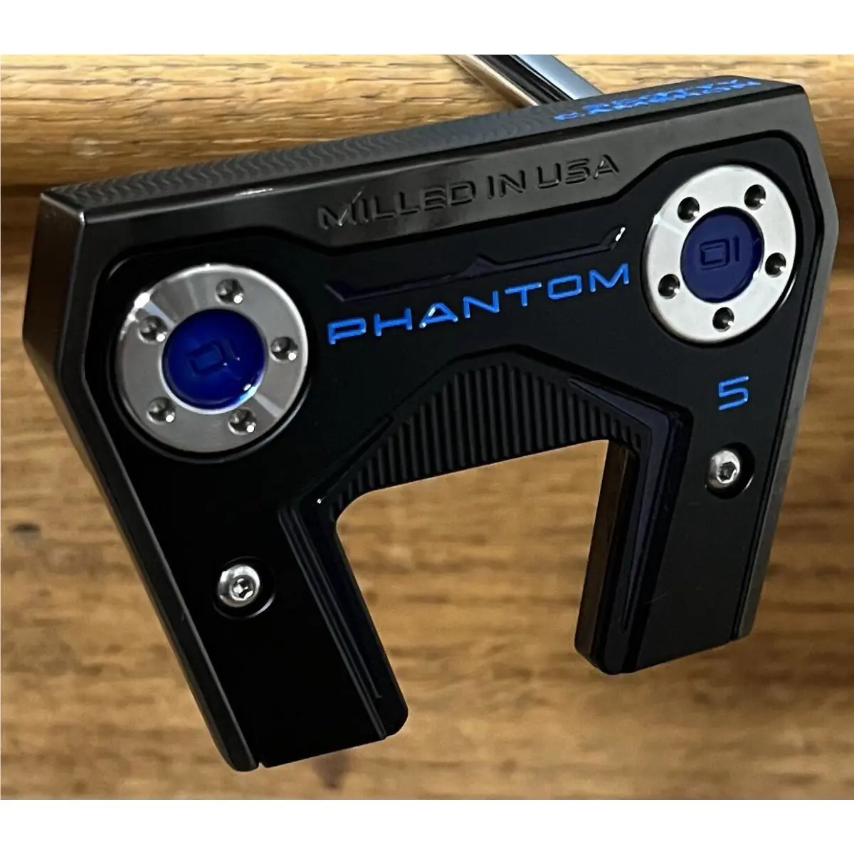 Scotty Cameron  - Phantom 5 - 2025 - Xtreme Dark Finish - DLC - Blue, Lie Angle: Black 0