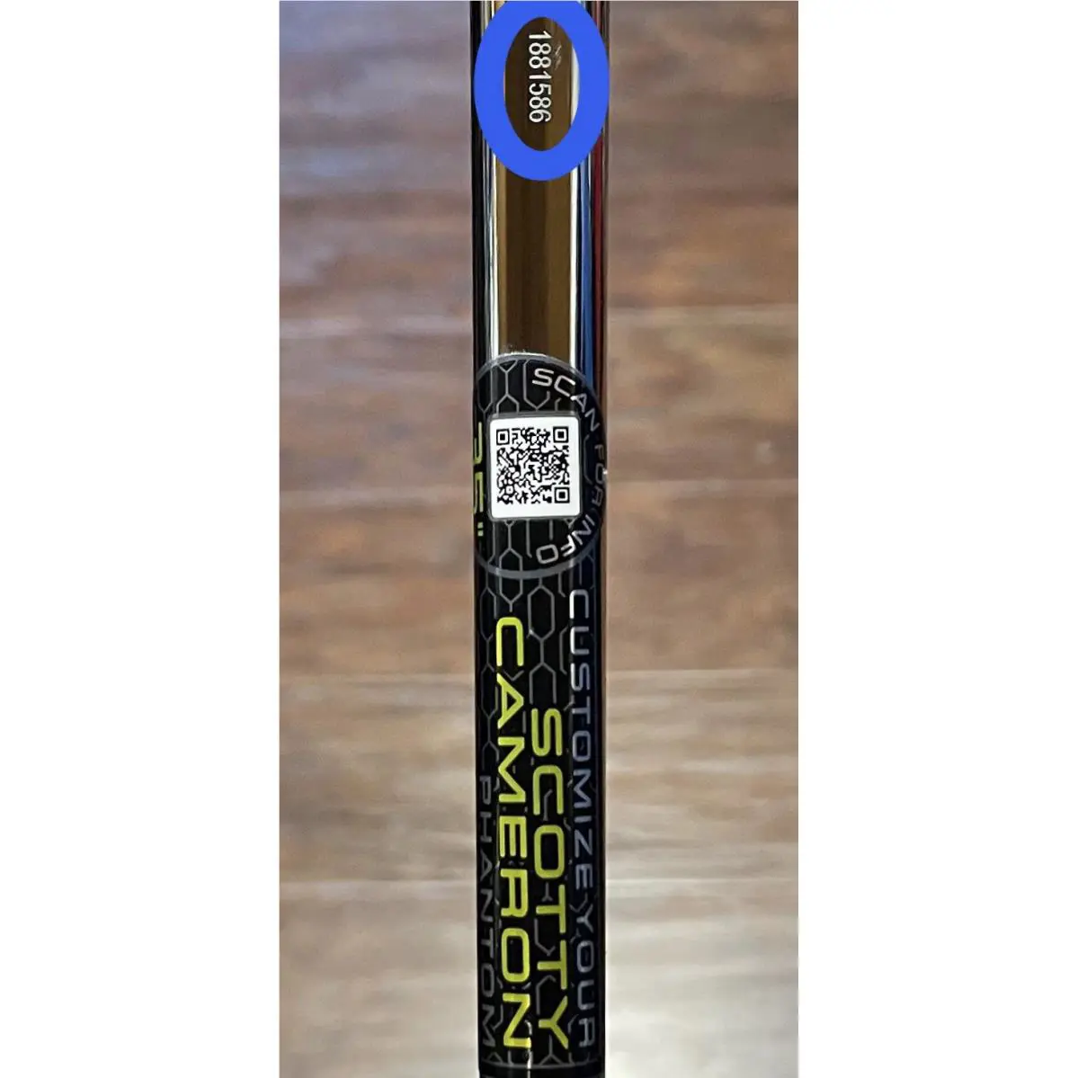 Scotty Cameron  - Phantom 5 - 2025 - Xtreme Dark Finish - DLC - Blue, Lie Angle: Black 6