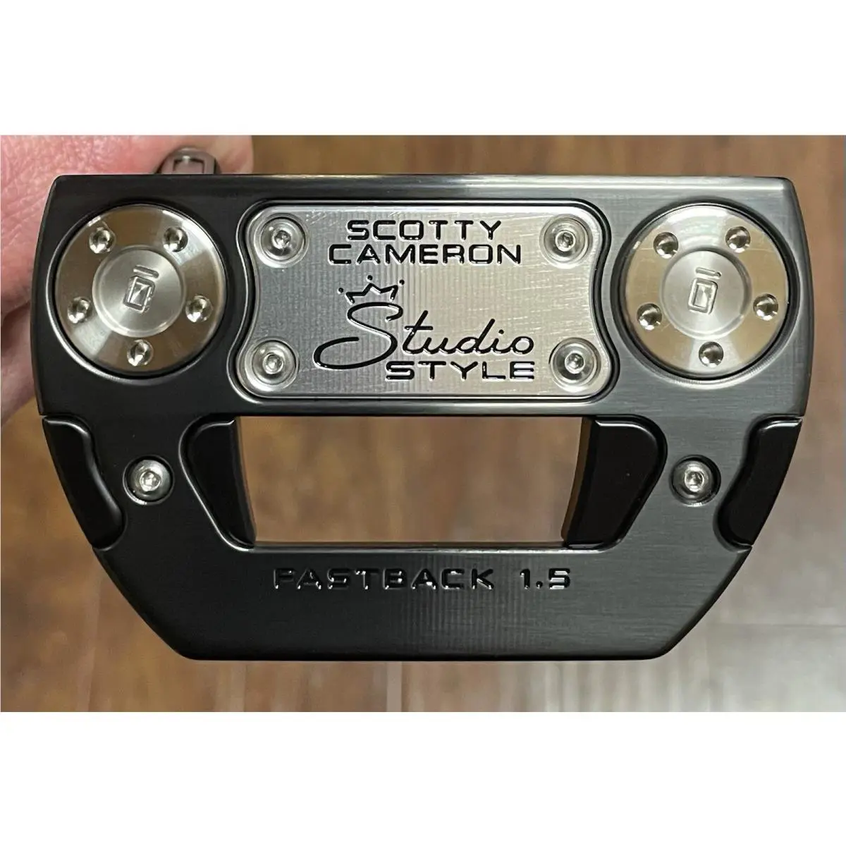 Scotty Cameron  - Studio Style Fastback 1.5 - Stability Shaft - Xtreme Dark - DLC - Black, Lie Angle: Black 3